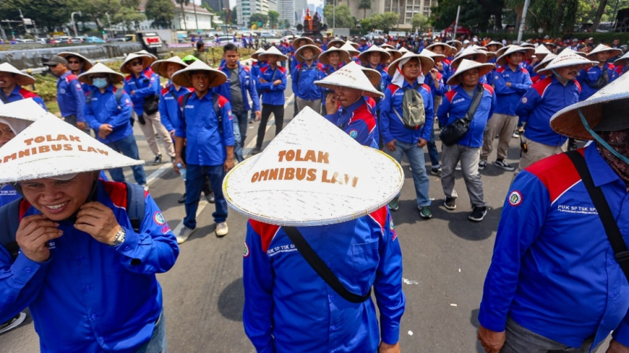 Demo Buruh, Kawal Putusan MK Terkait Omnibus Law UU Ciptaker