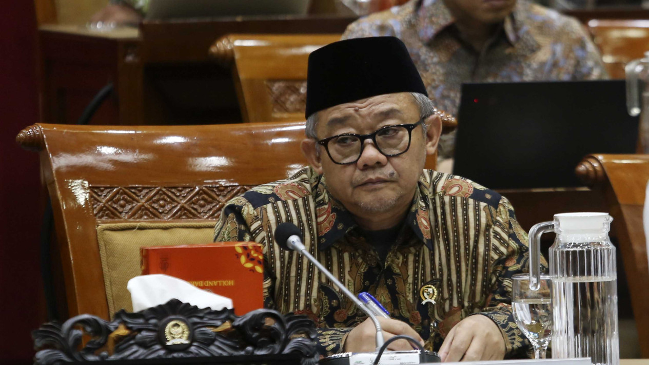 Mendikdasmen Abdul Mu'ti Raker dengan Komisi X DPR