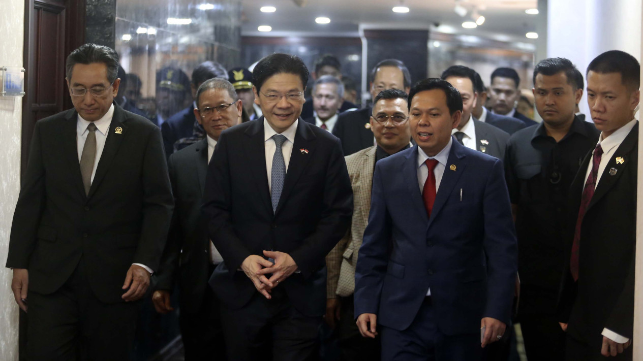 Perdana Menteri Singapura Lawrence Wong Bertemu Ketua DPD