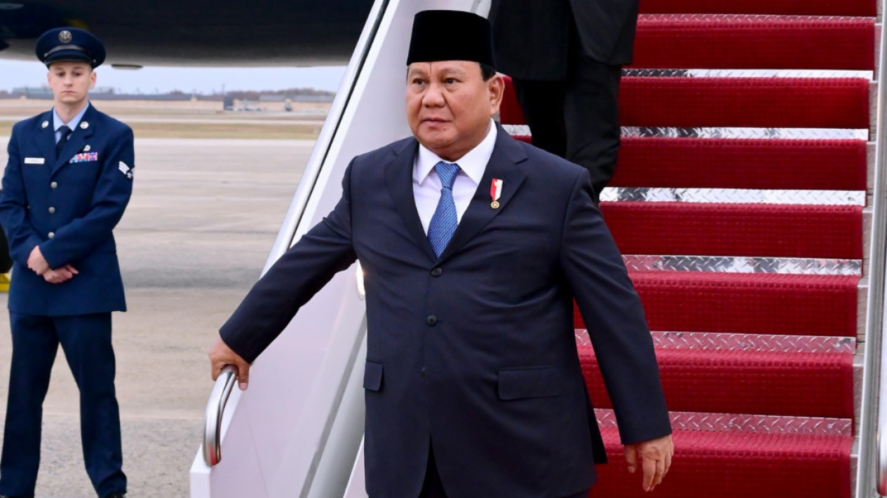 Presiden Prabowo Tiba di Washington DC