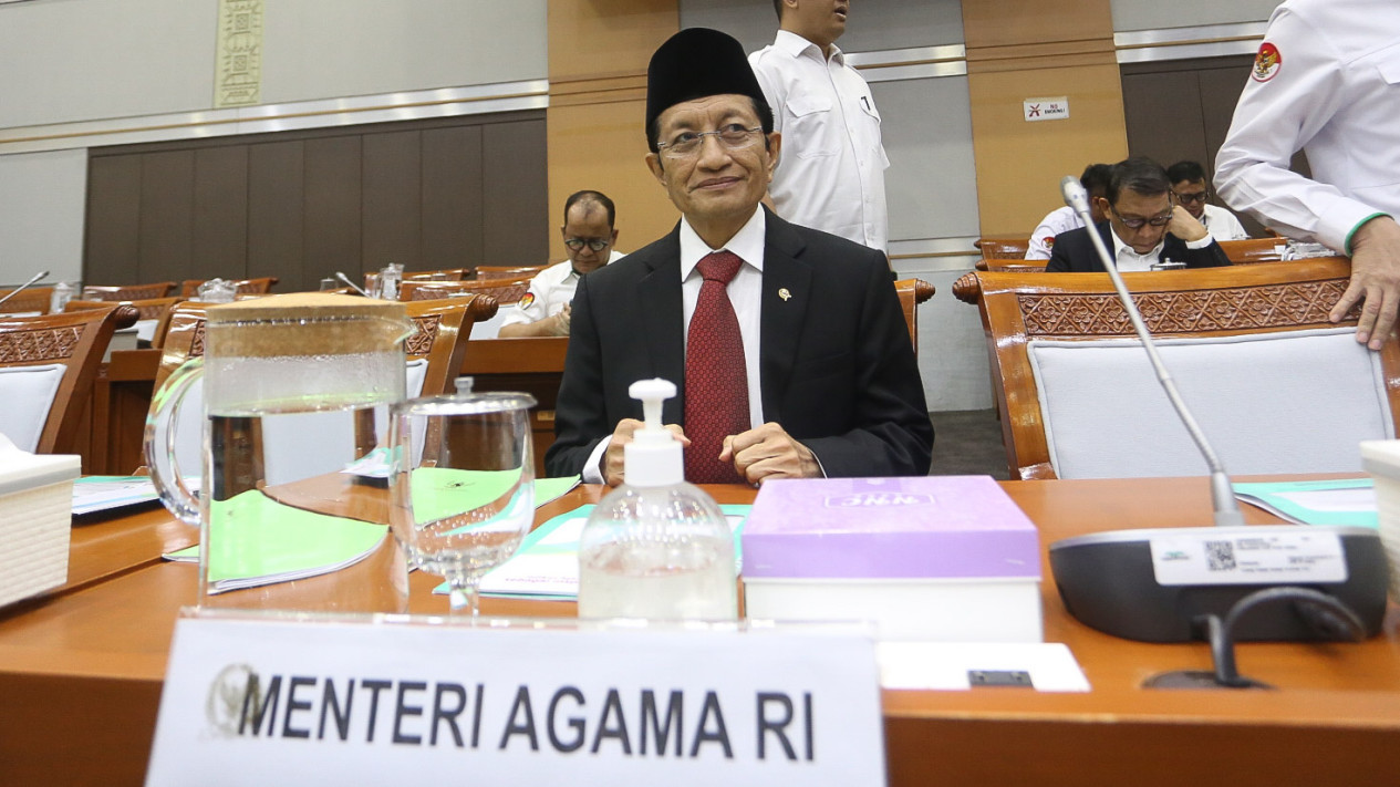 Menag Nasaruddin Umar Raker dengan Komisi VIII Terkait Haji