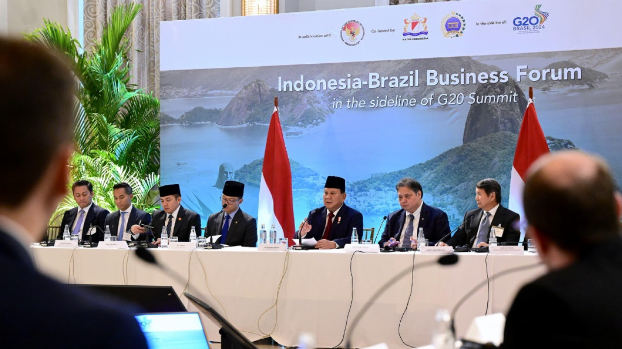 Pertemuan Pengusaha Indonesia dan Brasil di KTT G20