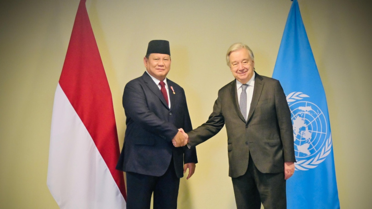 Presiden Prabowo Bertemu Sekjen PBB Antonio Guterres