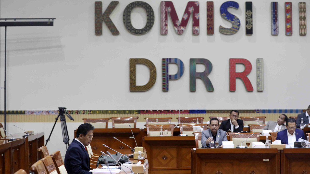 Uji Kelayakan dan Kepatutan Capim KPK Johanis Tanak di DPR