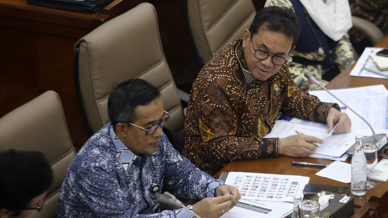 Menteri Perdagangan Budi Santoso Raker dengan Komisi VI