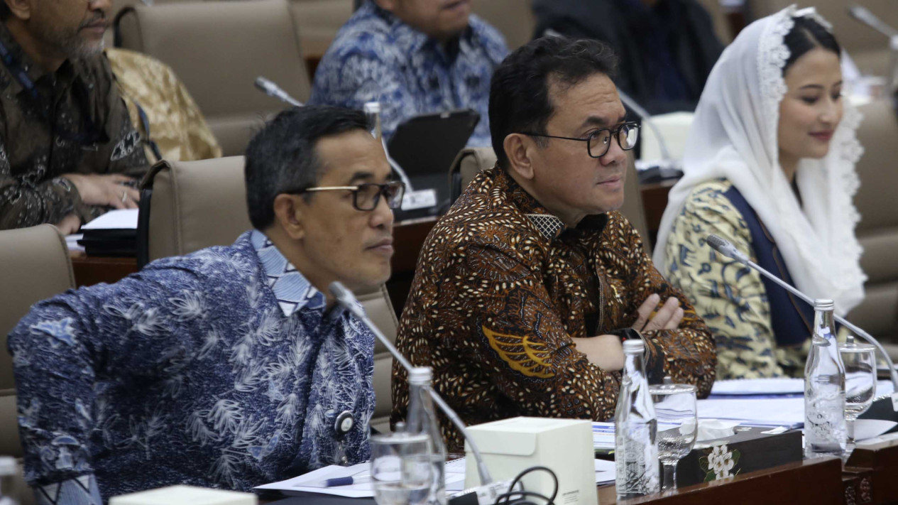 Menteri Perdagangan Budi Santoso Raker dengan Komisi VI