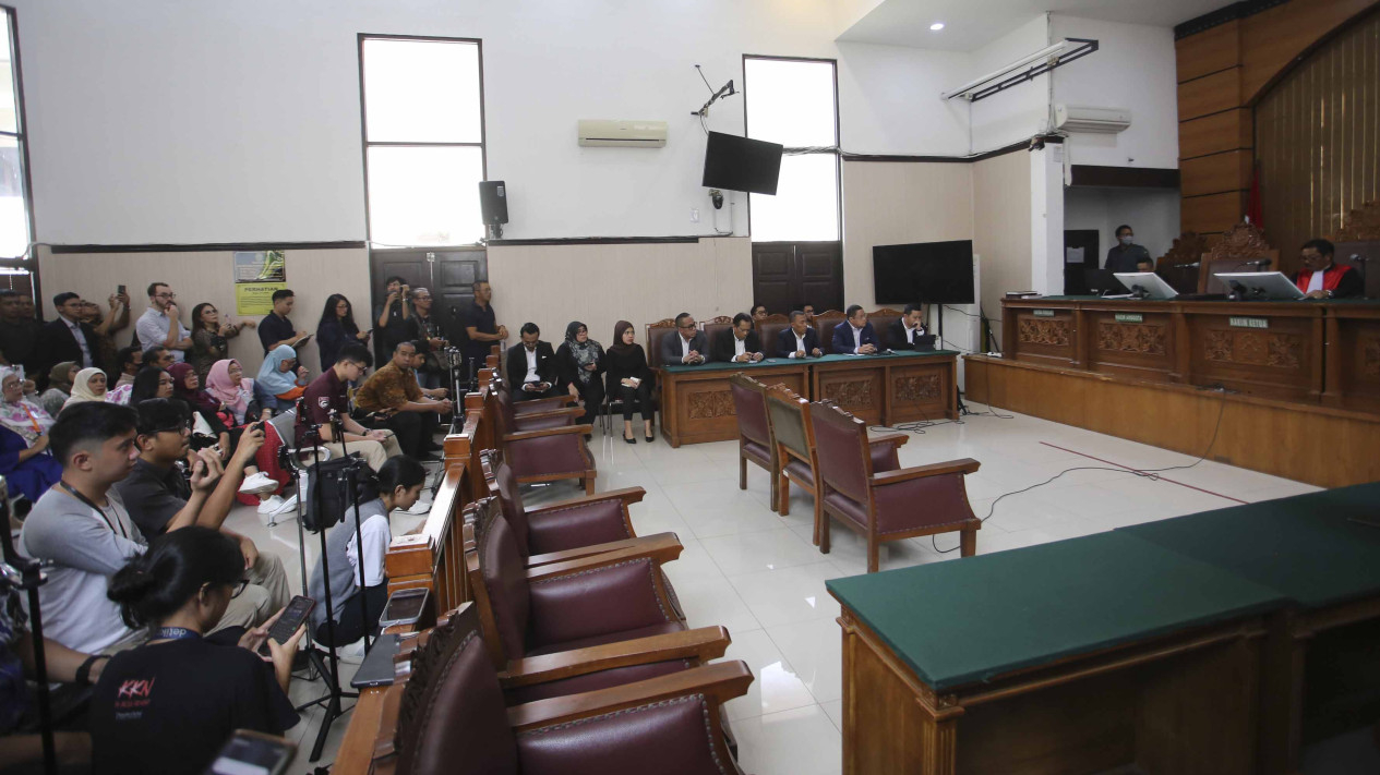 Istri Tom Lembong Hadiri Sidang Putusan Praperadilan