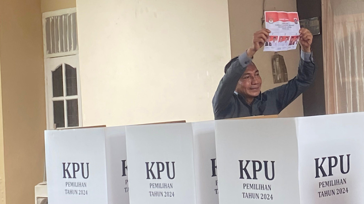 Dharma Pongrekun Gunakan Hak Pilih Pilkada DKI Jakarta