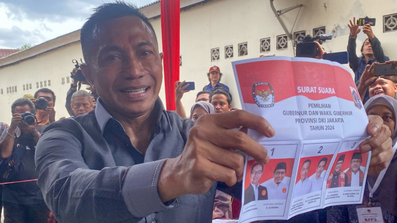 Dharma Pongrekun Gunakan Hak Pilih Pilkada DKI Jakarta