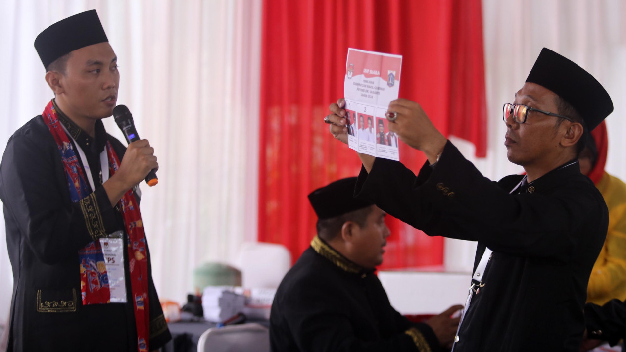 Penghitungan Suara Pilkada DKI Jakarta 2024