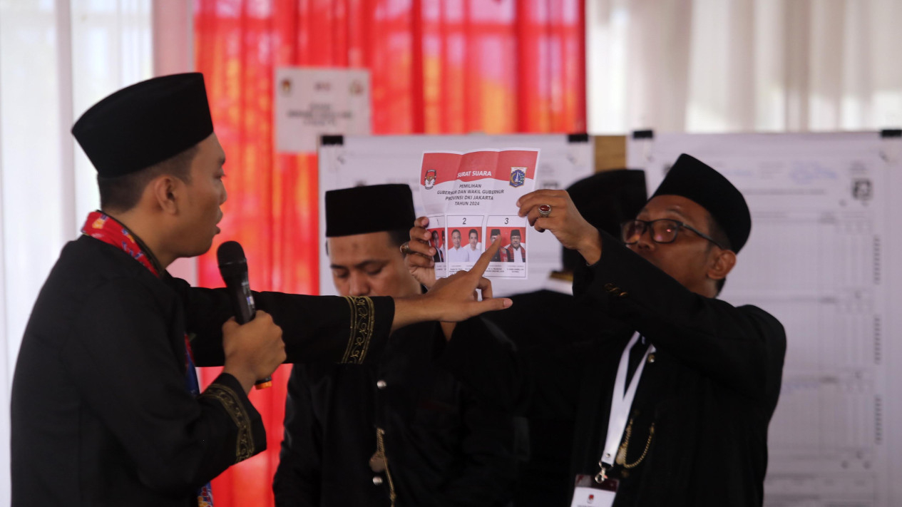 Penghitungan Suara Pilkada DKI Jakarta 2024