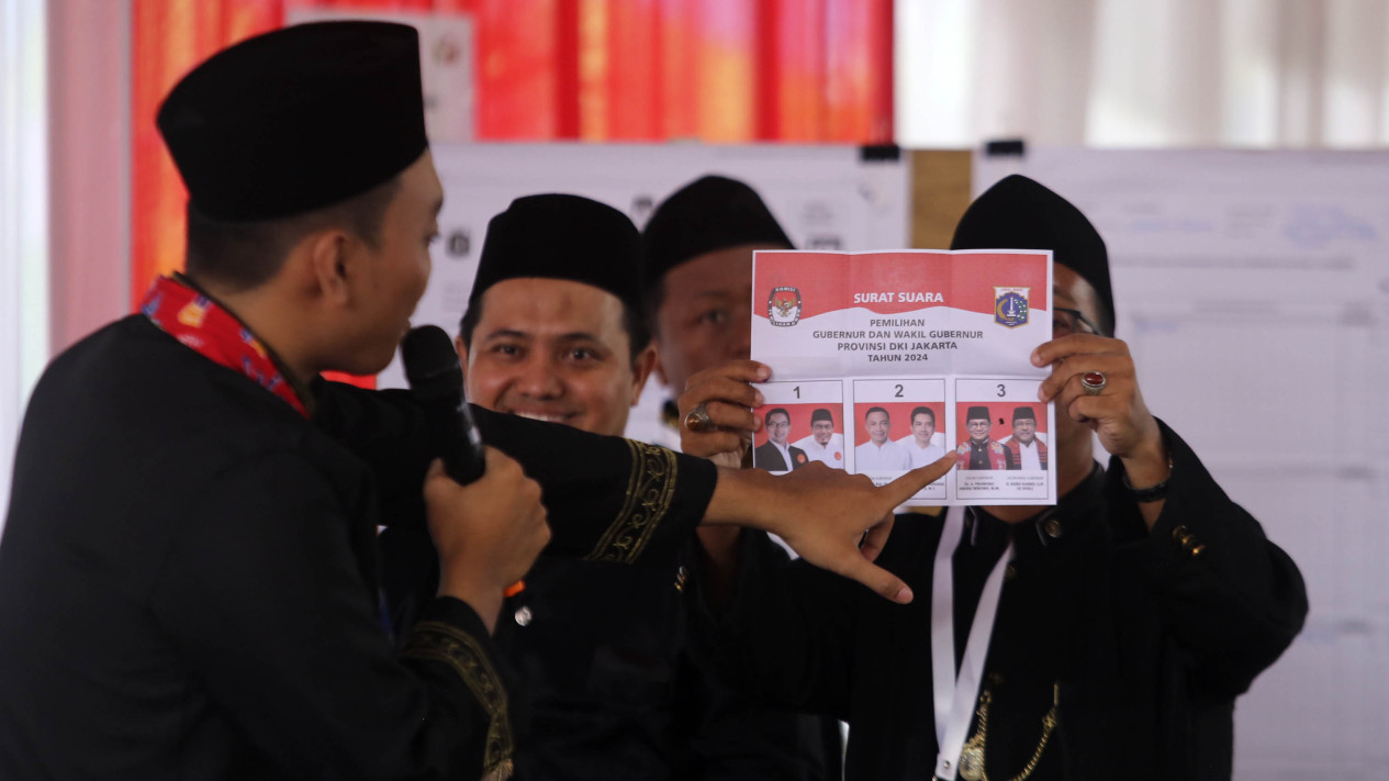 Penghitungan Suara Pilkada DKI Jakarta 2024
