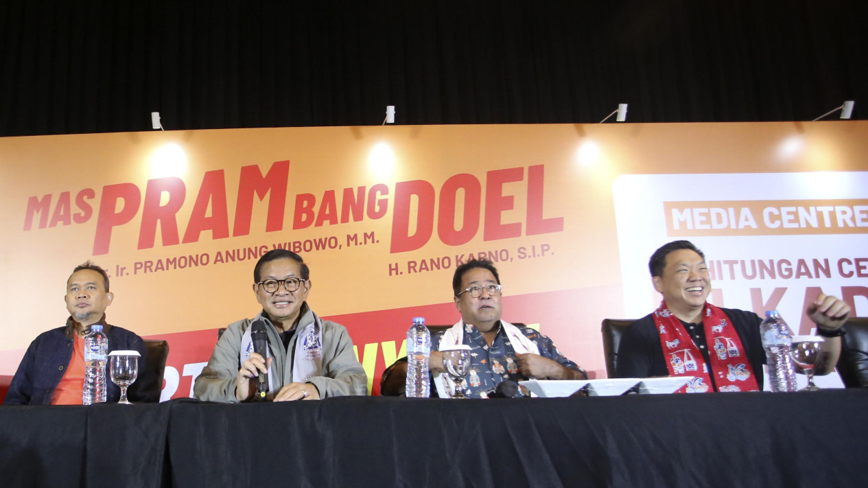 Unggul Quick Count Pilkada Jakarta, Begini Reaksi Pram-Rano