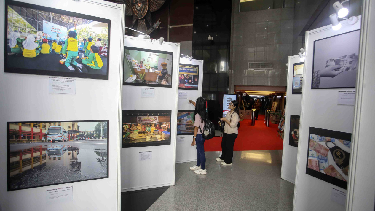 Pameran Foto dan Lukisan Bertemakan Anti Korupsi di Hakordia