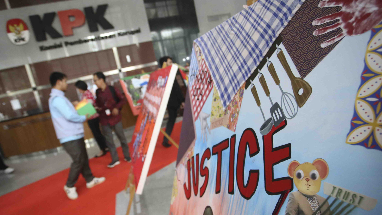 Pameran Foto dan Lukisan Bertemakan Anti Korupsi di Hakordia