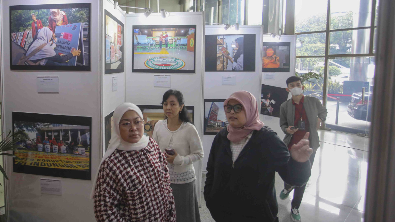Pameran Foto dan Lukisan Bertemakan Anti Korupsi di Hakordia