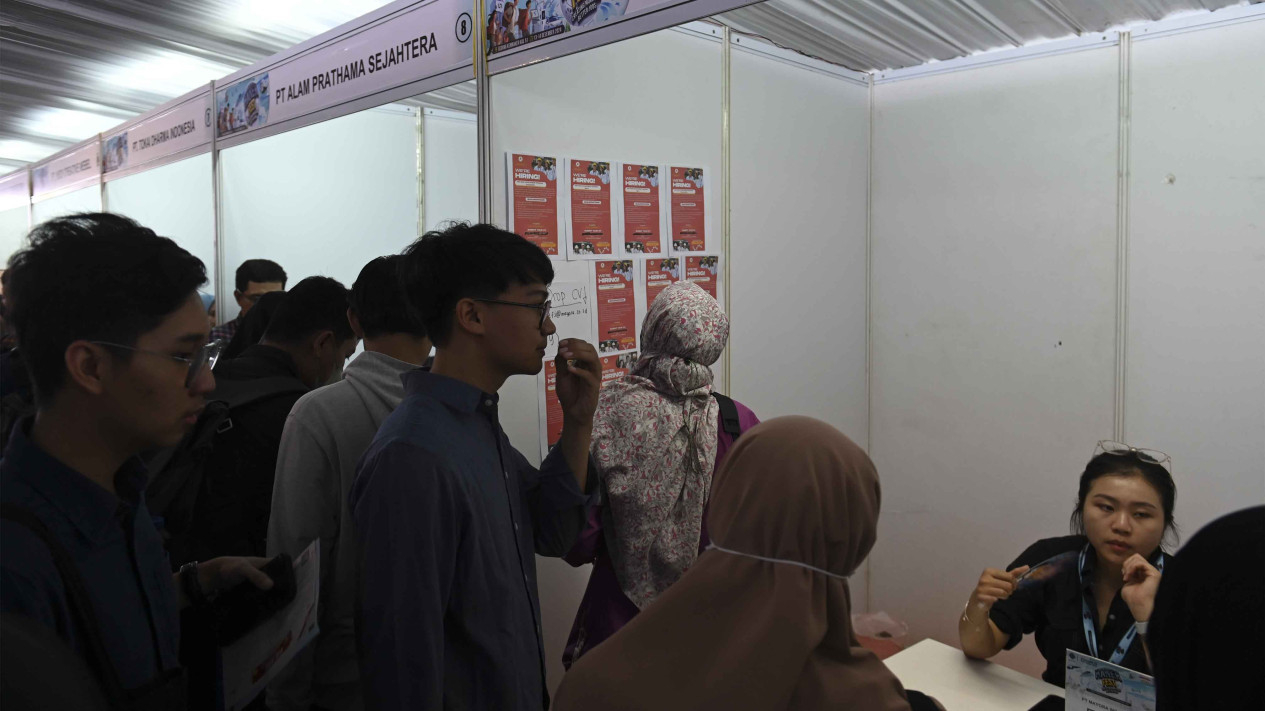 Potret Jobfair Untuk 30 Ribu Pencari Pekerjaan di Jakarta