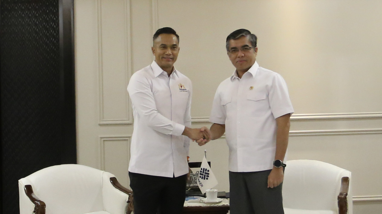 Dukung Kesejahteraan Buruh, Anindy Bertemu Menaker Yassierly