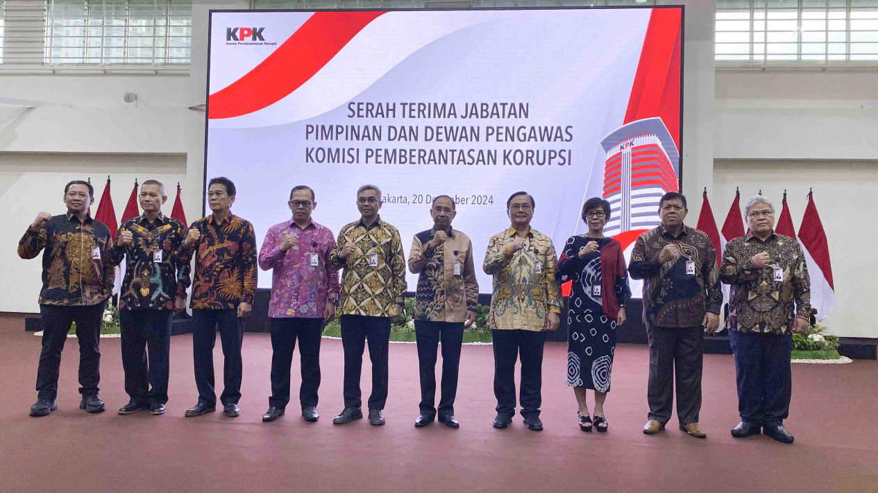 Sertijab Pimpinan KPK