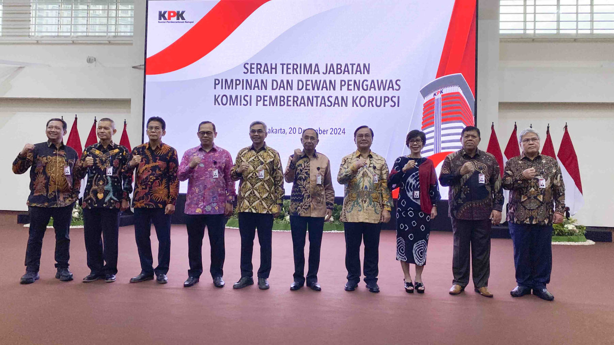 Sertijab Pimpinan KPK