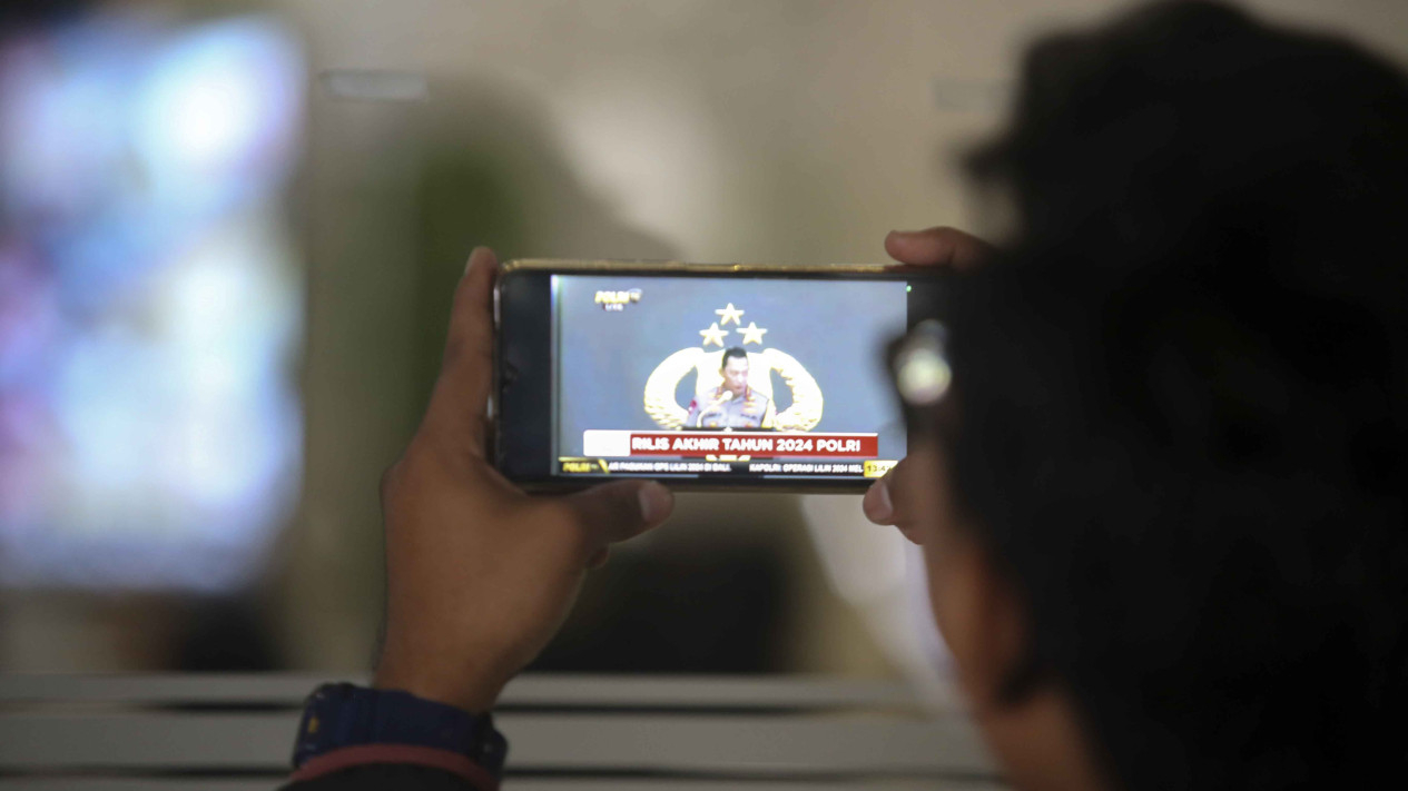 Rilis Akhir Tahun Polri