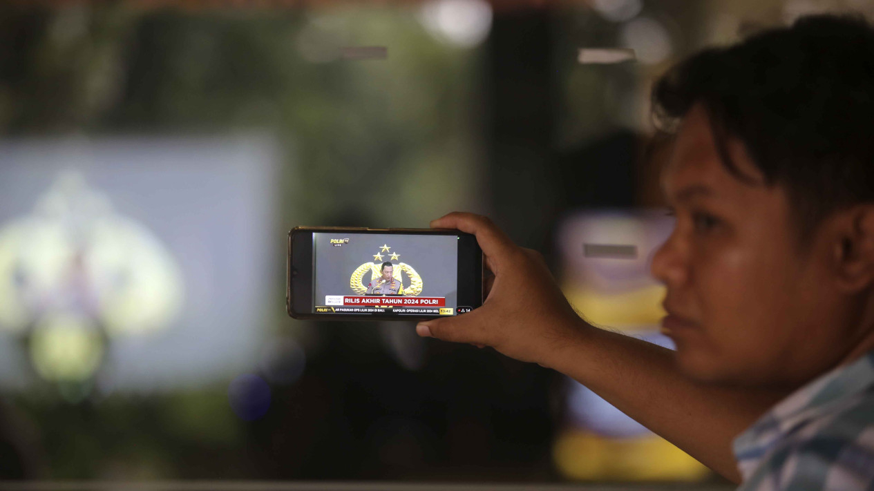 Rilis Akhir Tahun Polri