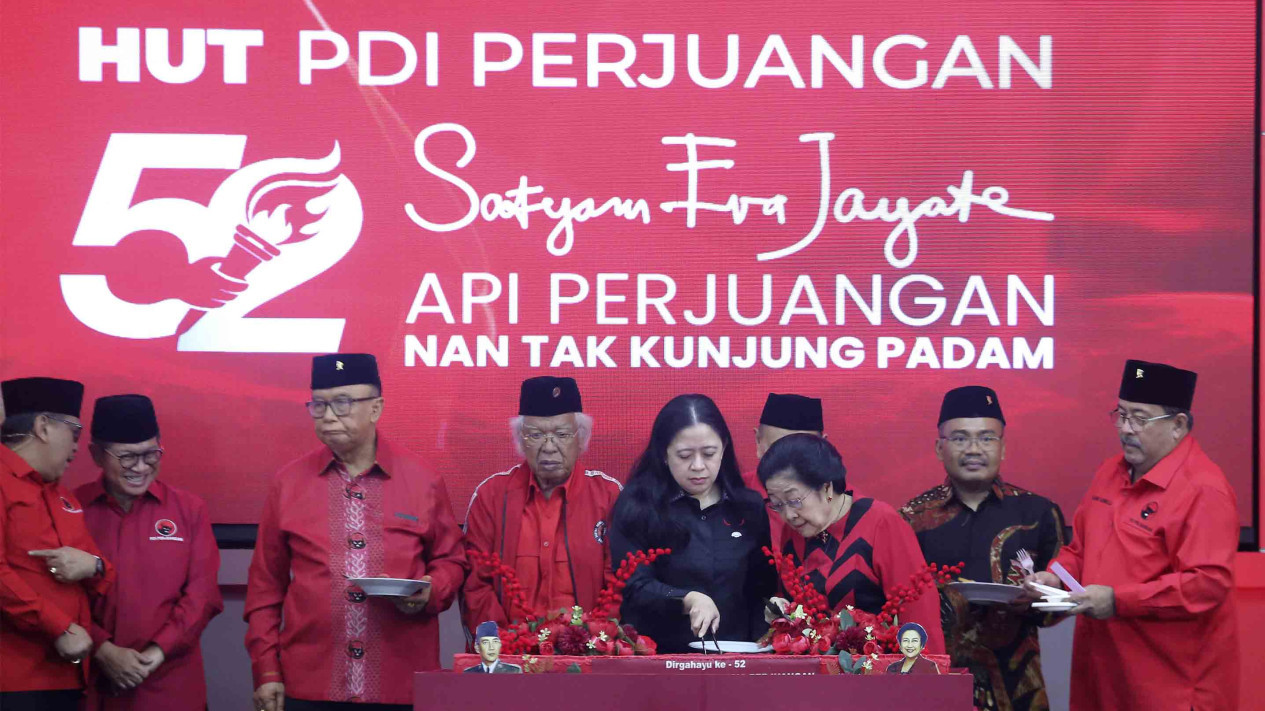 Peringant HUT ke-52 PDI Perjuangan