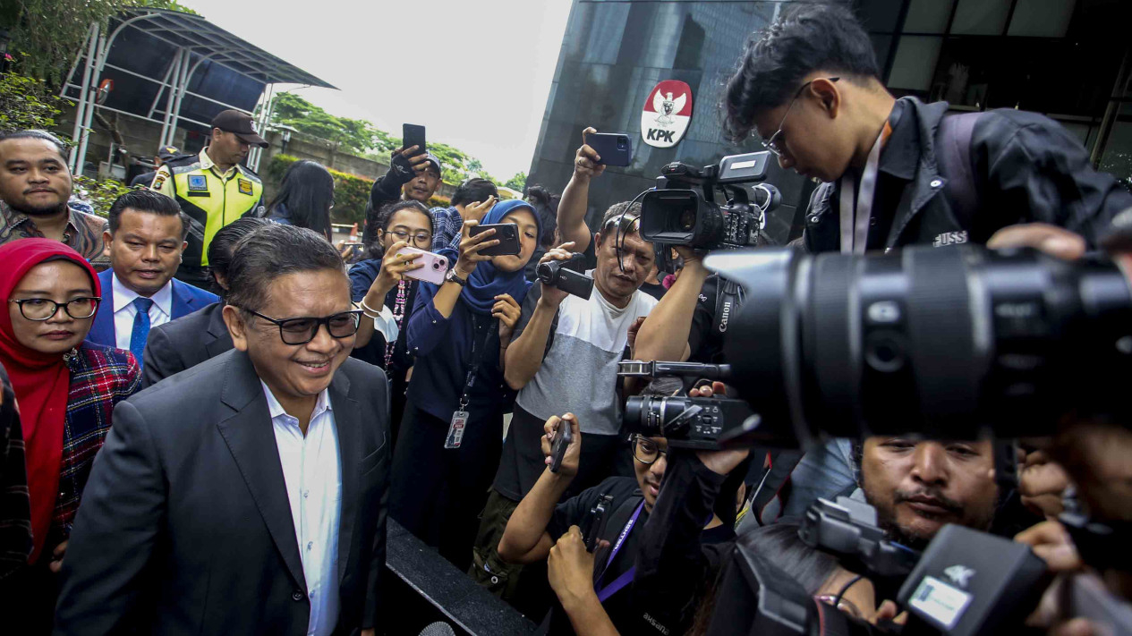Hasto Kristiyanto Diperiksa KPK Usai Tersangka Kasus Masiku