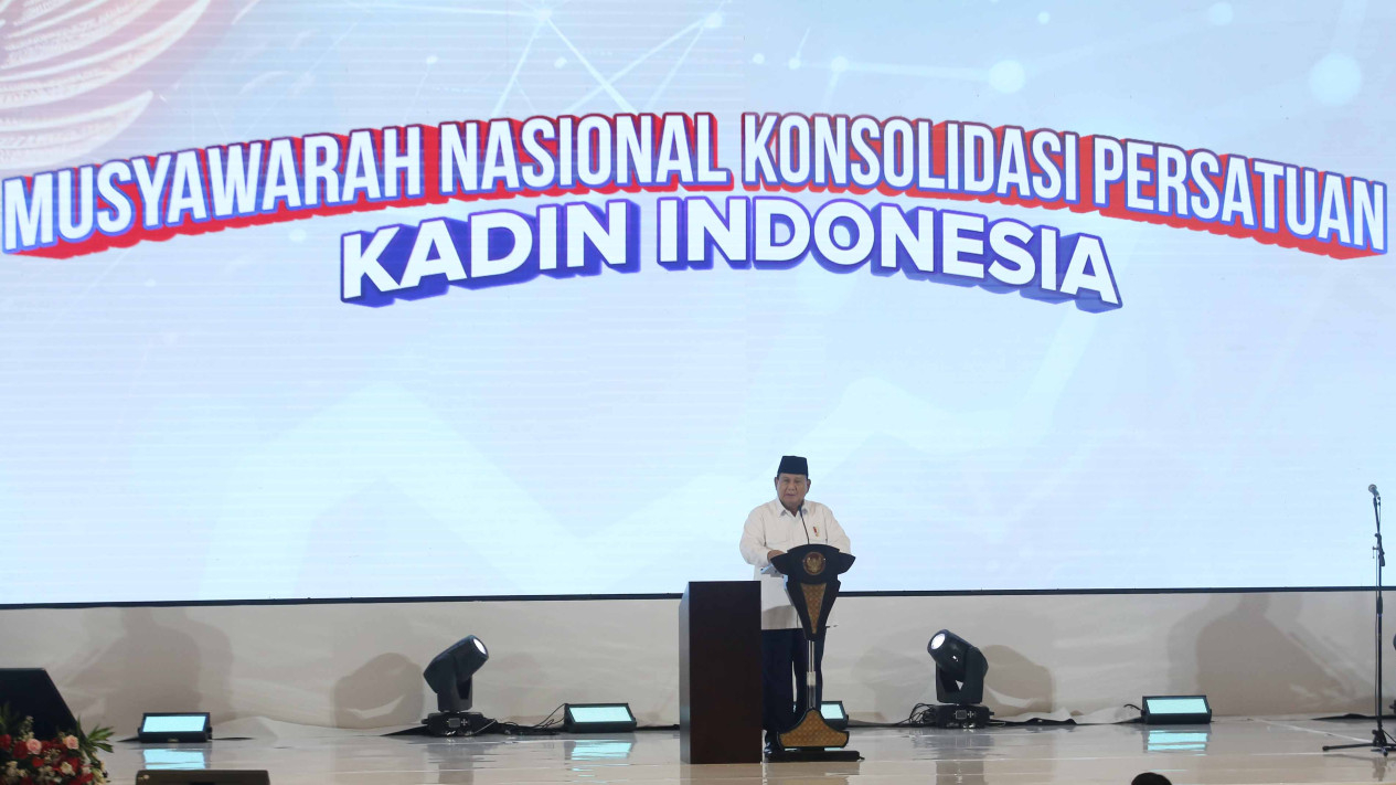 Presiden Prabowo Hadiri Munas Konsolidasi Persatuan Kadin