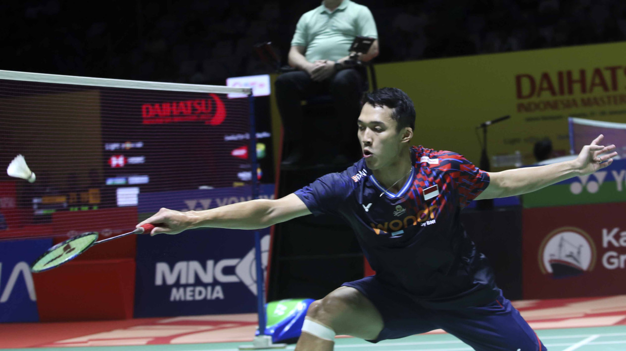 Indonesia Masters 2025, Jonatan Christie ke di 16 Besar
