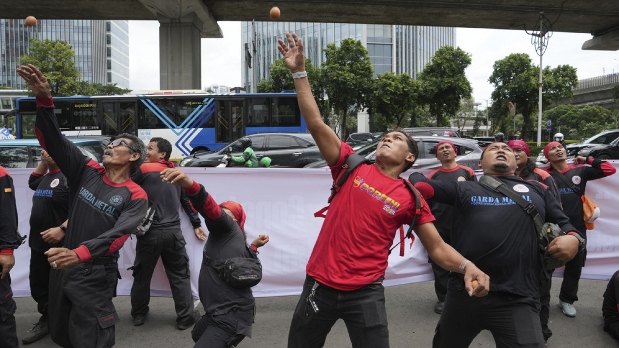 Demo di Kedubes Malaysia Terkait Penembakan Pekerja Migran