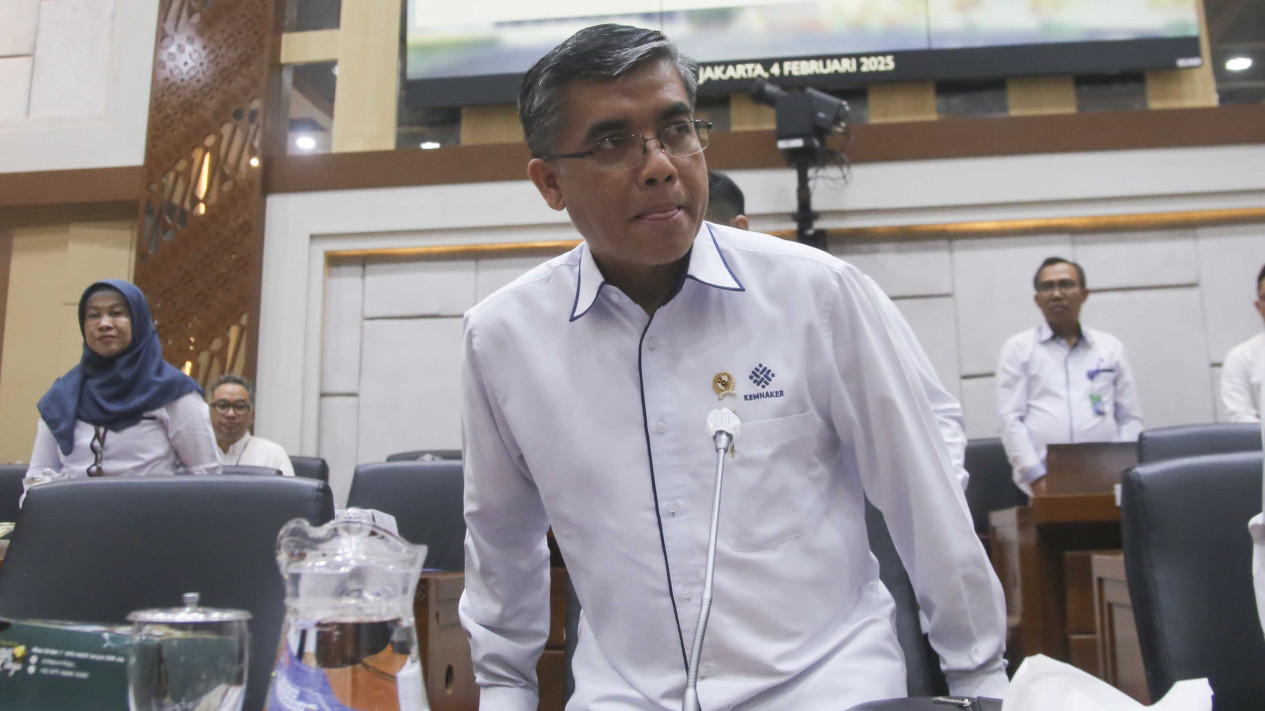 Menaker Raker Bareng DPR Bahas Ciptaker - Vlix.id
