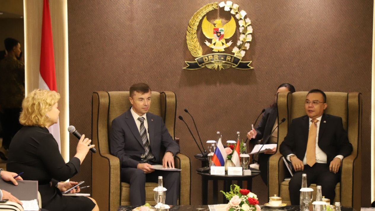 Pimpinan DPR Menerima Kunjungan Dubes Rusia