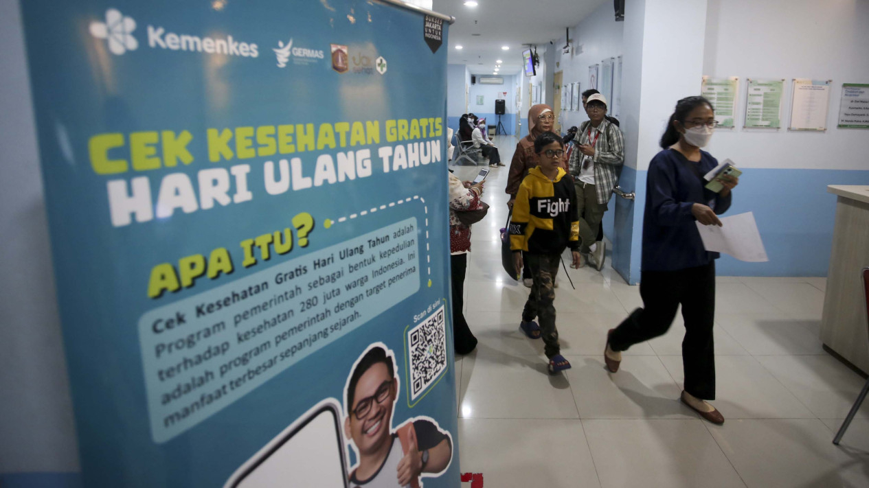 Potret Program Cek Kesehatan Gratis Perdana Dilaksanakan
