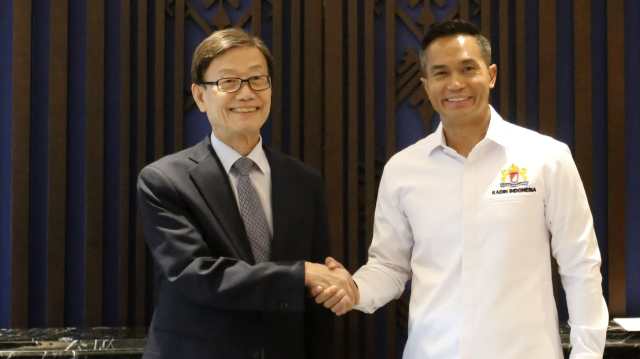 Kadin Jajaki Kerja Sama dengan Asosiasi Dagang Korea Selatan
