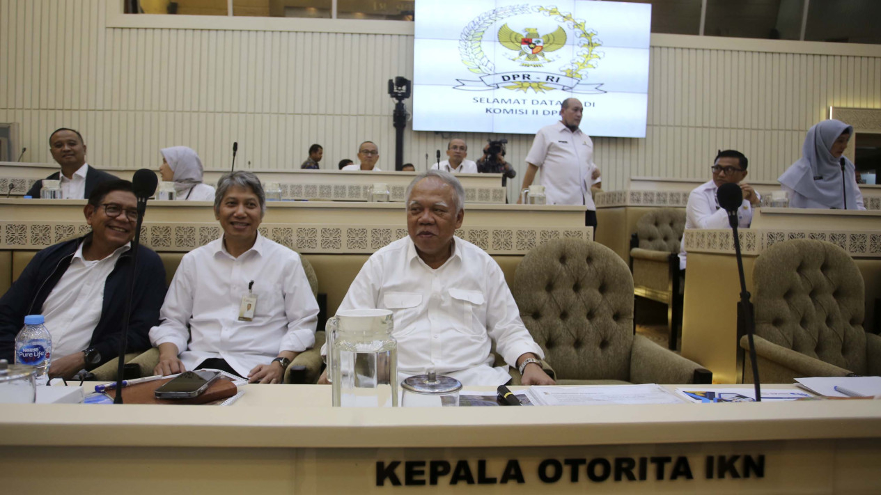 Raker Komisi II Bahas Anggaran IKN 2025