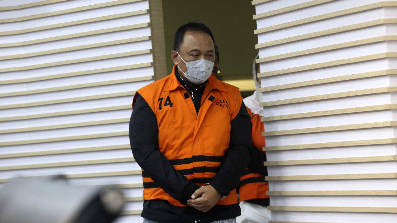 Penampakan Suami Mbak Ita Alwin Basri Ditahan KPK