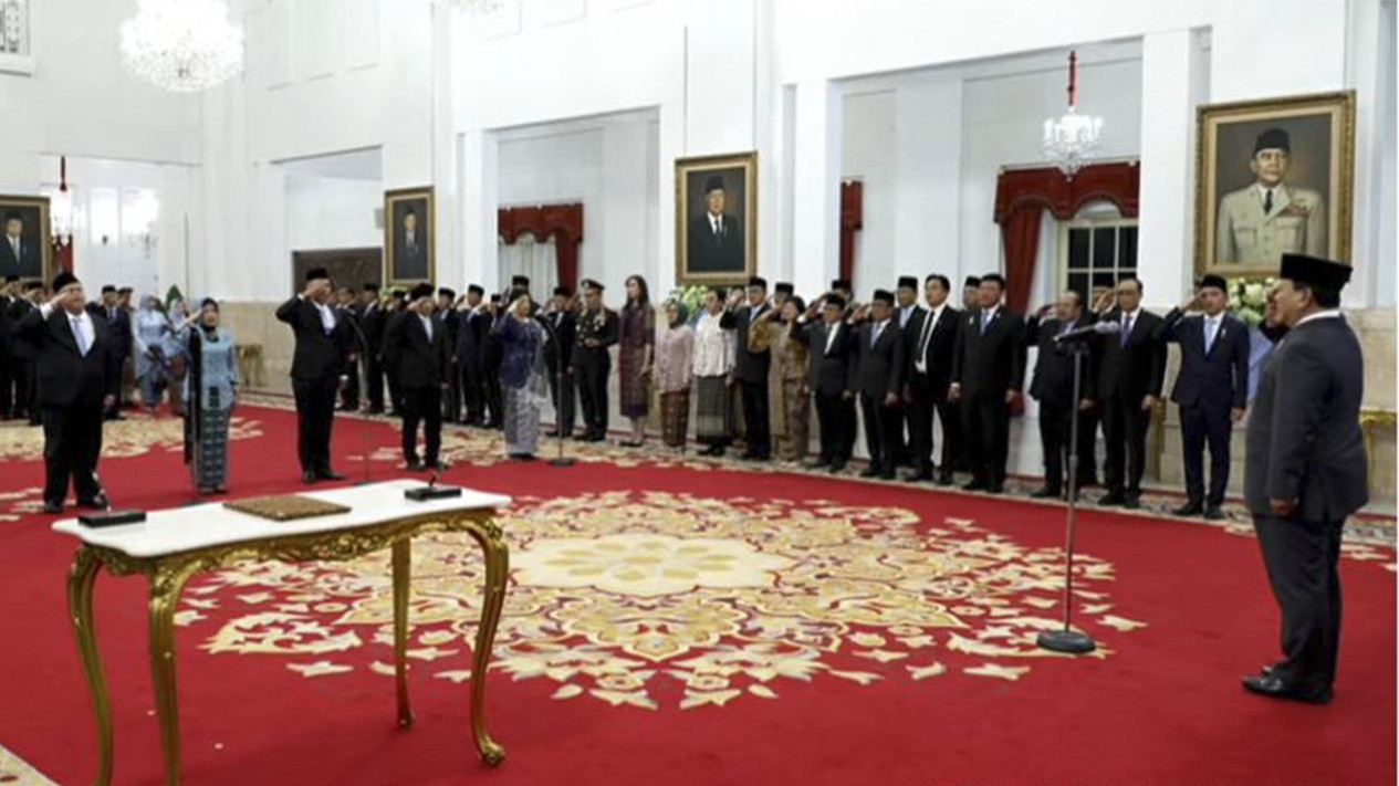 Pelantikan Kepala BPKP Muhammad Yusuf Ateh