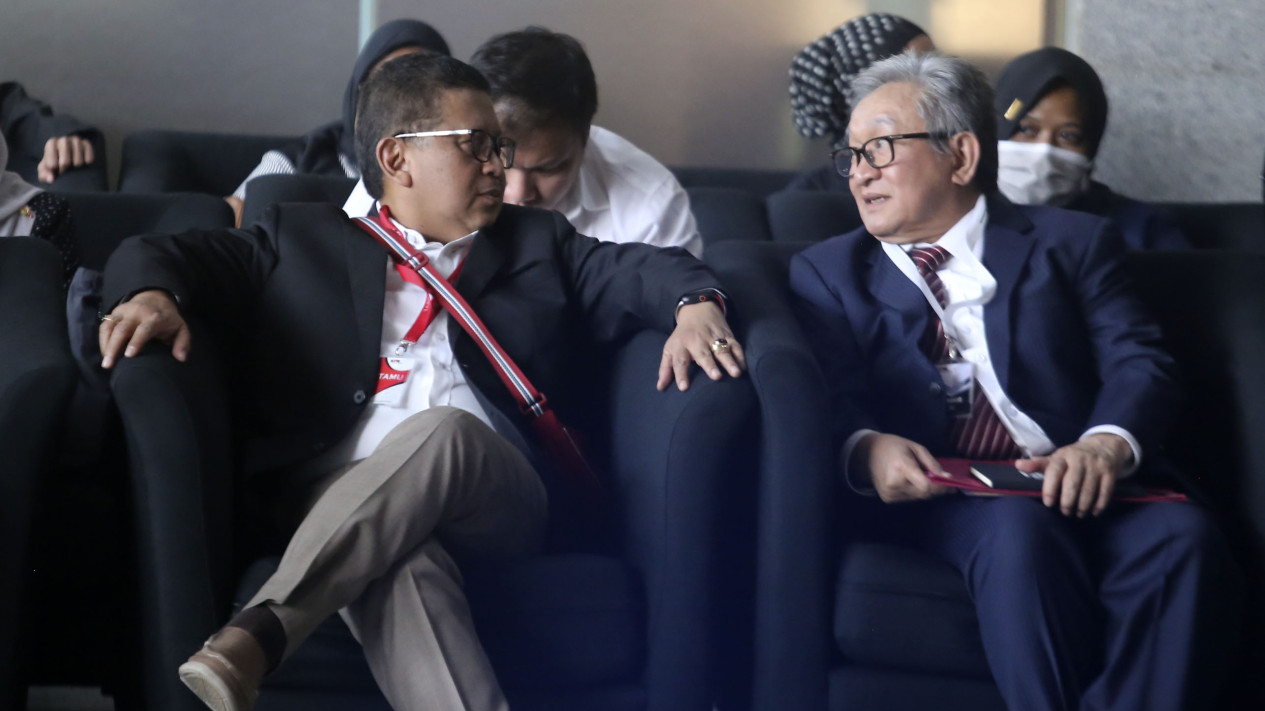Hasto Kristiyanto Sekjen PDI Diperiksa KPK Sebagai Tersangka