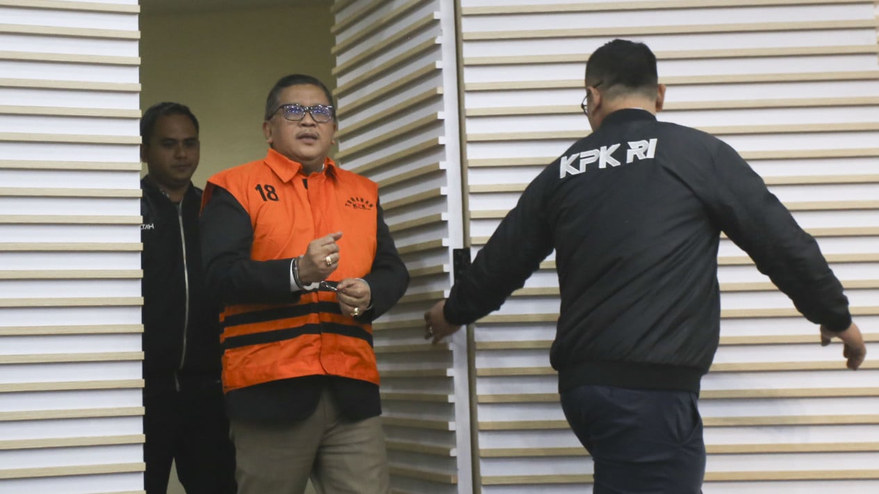 Hasto Kristiyanto Ditahan KPK Terkait Kasus Suap
