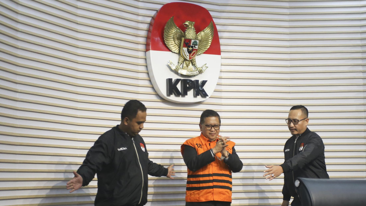 Hasto Kristiyanto Ditahan KPK Terkait Kasus Suap