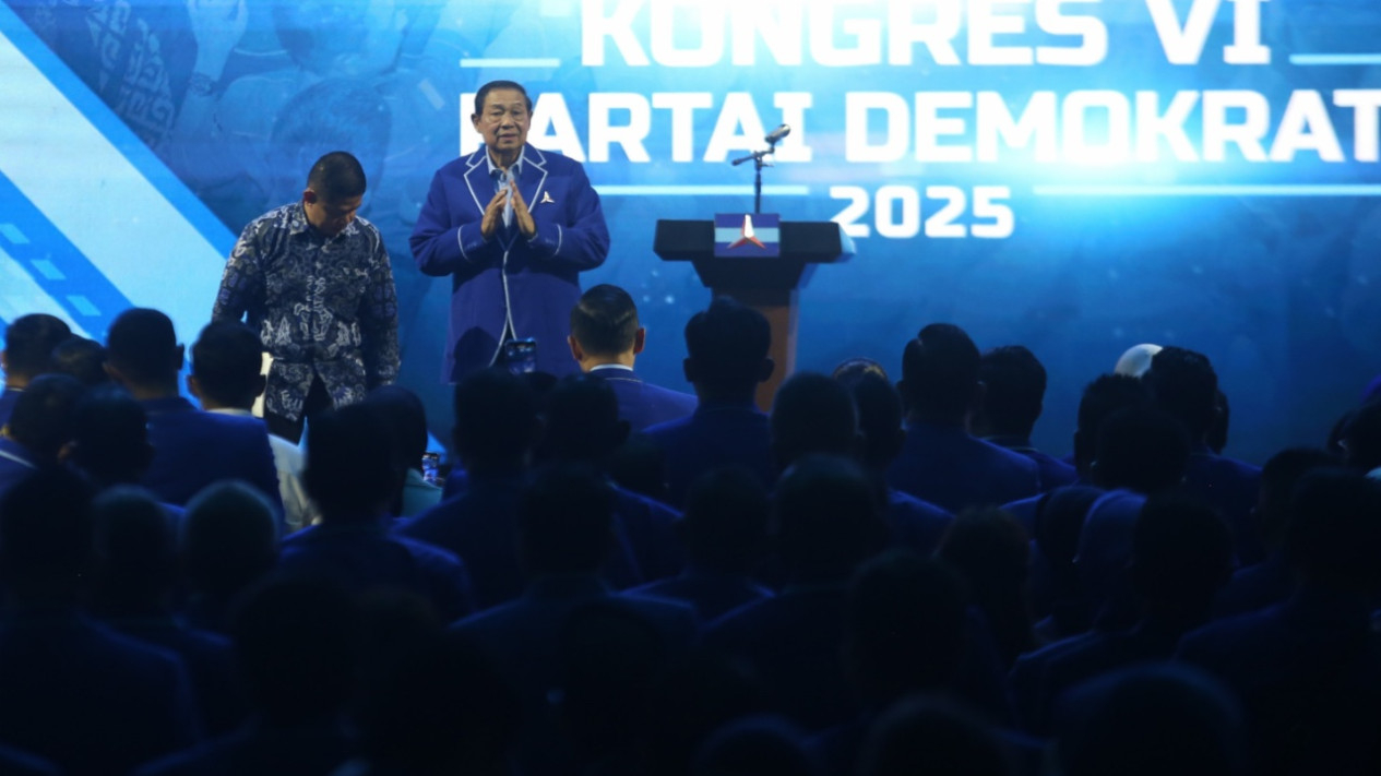 SBY Hadiri Kongres VI Partai Demokrat