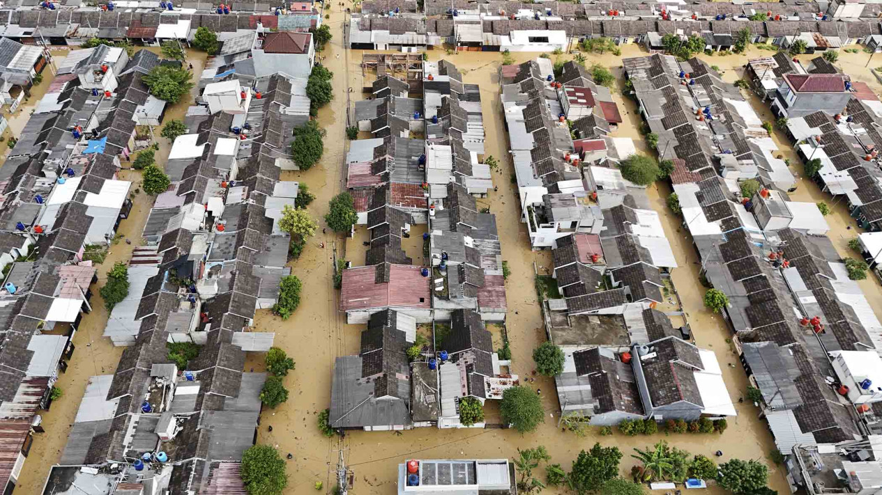 Banjir Kawasan Parung Panjang Bogor