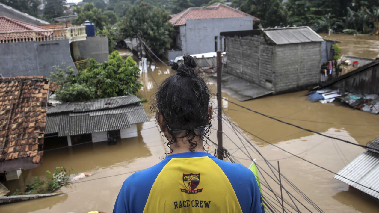 Korban Banjir di Wilayah Jakarta