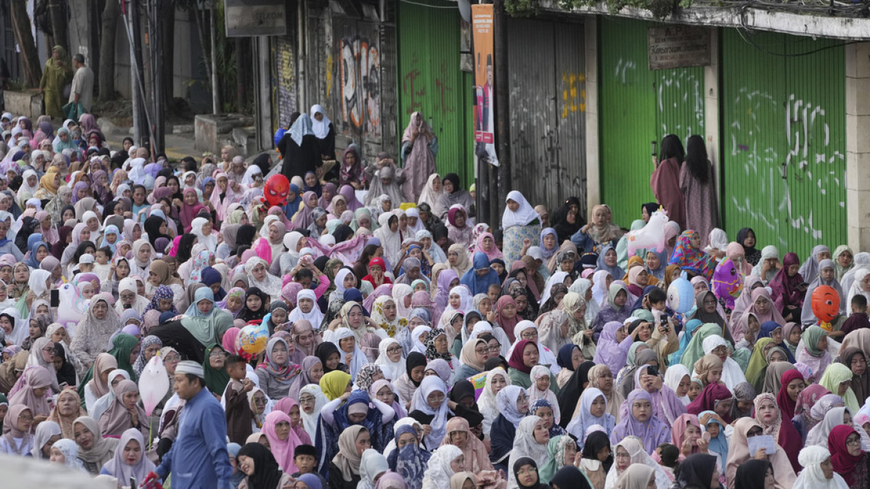 Momen Shalat Idul Fitri di Indonesia