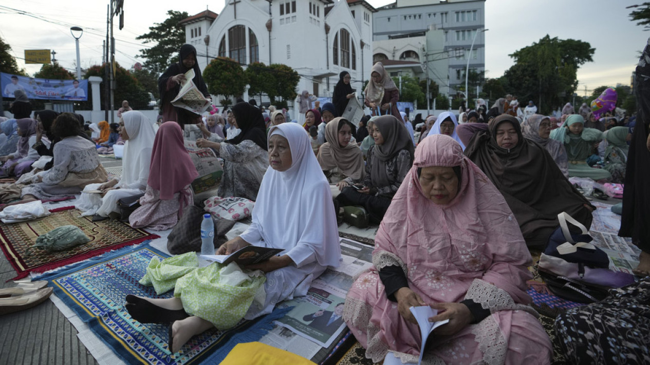 Momen Shalat Idul Fitri di Indonesia