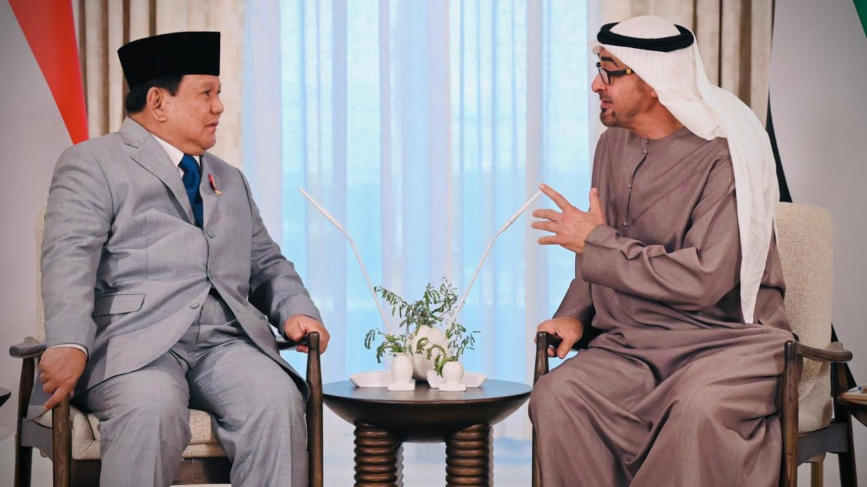 Pertemuan Presiden Prabowo dan Presiden UEA Syeikh MBZ