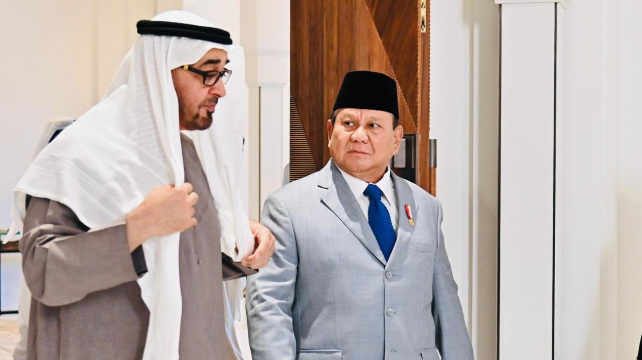 Pertemuan Presiden Prabowo dan Presiden UEA Syeikh MBZ
