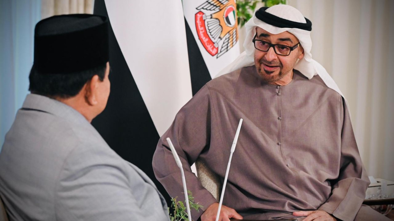 Pertemuan Presiden Prabowo dan Presiden UEA Syeikh MBZ