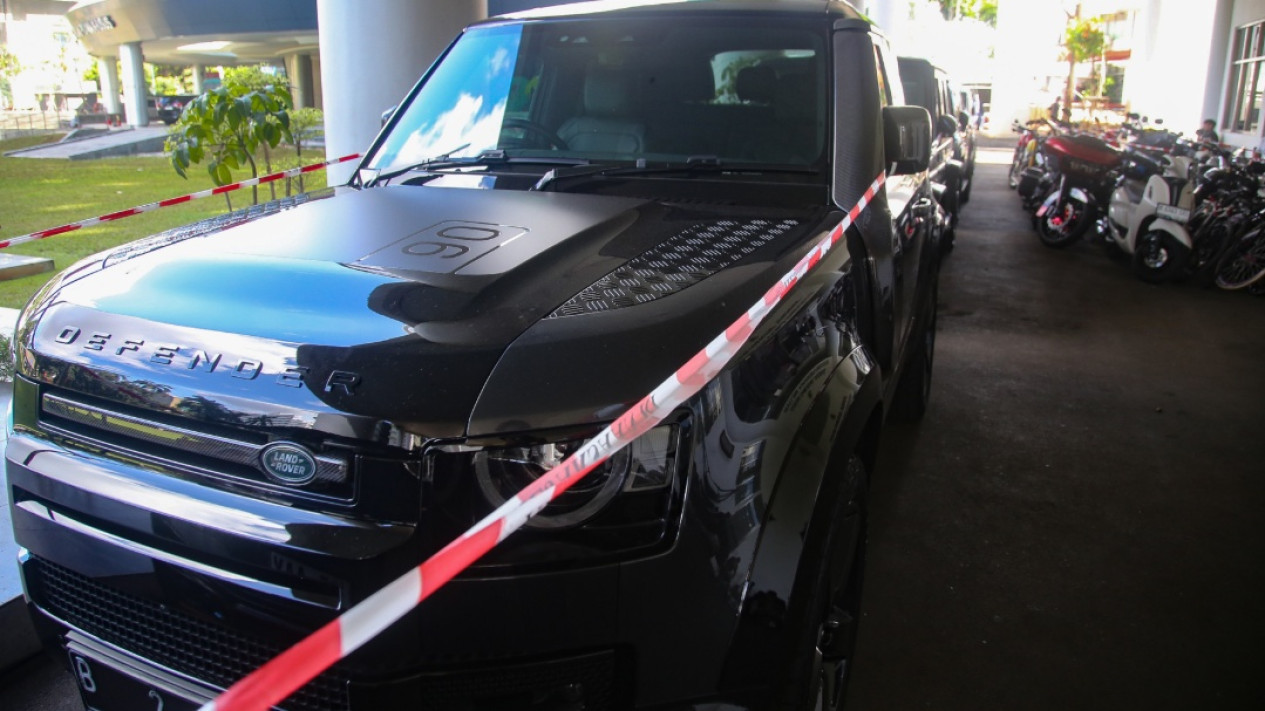 Deretan Mobil Mewah kasus Suap di PN Jakpus Disita Kejagung